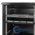 Szafa RACK 19 cali| 12U | 450 x 600 x 635 | Perforowane drzwi