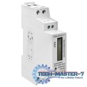 Jednofazowy elektroniczny licznik | miernik zużycia energii na szynę DIN | 230V | LCD | 2P | Slim