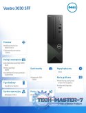 Komputer Vostro 3030 SFF Win11Pro i3-12100/8GB/512GB SSD/Intel UHD 730/WLAN + BT/Kb/Mouse/3YPS