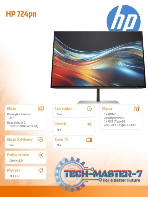 Monitor S7 Pro 724pn WUXGA 8X534AA Monitor S7 Pro 724pn WUXGA 8X534AA