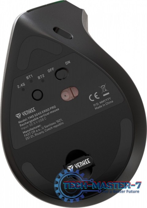 Mysz bezprzewodowa pionowa Dual 2,4GGz/BT5.0/BT3.0 akumulator Mysz bezprzewodowa pionowa Dual 2,4GGz/BT5.0/BT3.0 akumulator