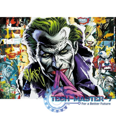 Puzzle 1000 elementów Premium Plus Joker Batman Puzzle 1000 elementów Premium Plus Joker Batman