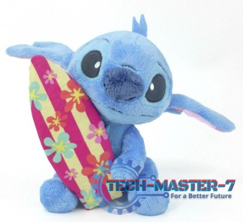 Maskotka Disney Lilo i Stitch Stitch z deską 25 cm Maskotka Disney Lilo i Stitch Stitch z deską 25 cm