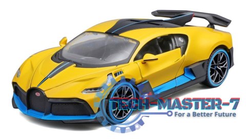 Model kompozytowy Bugatti Divo 1/24 żółty Model kompozytowy Bugatti Divo 1/24 żółty