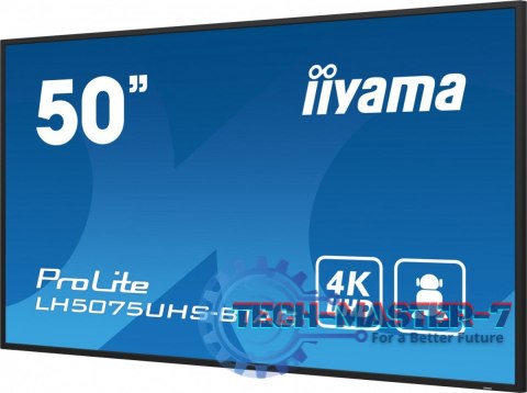 Monitor 50 cali LH5075UHS-B1AG,24/7,VA,ANDROID.11,4K,3xHDMI,DP,RJ45, 2xUSB,2x10W Monitor 50 cali LH5075UHS-B1AG,24/7,VA,ANDROID.11,4K,3xHDMI,DP,RJ45, 2xUSB,2x10W