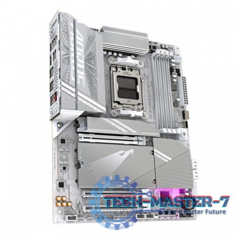 Płyta główna X870 A ELITE WF7 ICE AM 5 4DDR5 HDMI/USB-C ATX Płyta główna X870 A ELITE WF7 ICE AM 5 4DDR5 HDMI/USB-C ATX