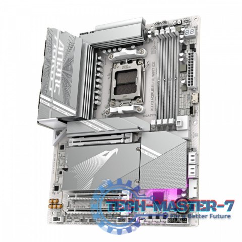 Płyta główna X870 A ELITE WF7 ICE AM 5 4DDR5 HDMI/USB-C ATX Płyta główna X870 A ELITE WF7 ICE AM 5 4DDR5 HDMI/USB-C ATX