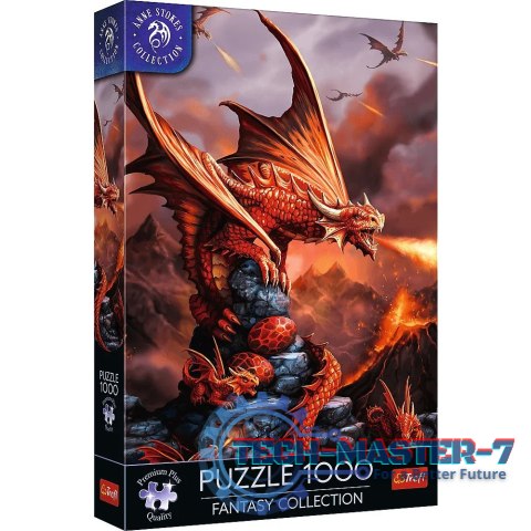 Puzzle 1000 elementów Ognisty Smok Anne Stokes