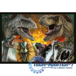 Puzzle 2x200 elementów Prehistoryczny świat Park Jurajski