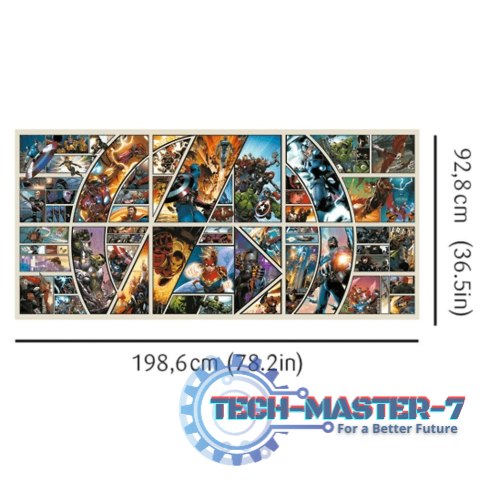 Puzzle 9000 elementów Marvel Across the Comic Universe Puzzle 9000 elementów Marvel Across the Comic Universe