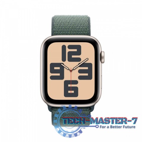Watch SE GPS + Cellular, koperta 40 mm z aluminium w kolorze księżycowej poświaty z opaską sportową w kolorze górskiego jeziora Watch SE GPS + Cellular, koperta 40 mm z aluminium w kolorze księżycowej poświaty z opaską sportową w kolorze górskiego jeziora