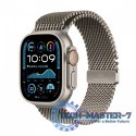 Watch Ultra 2 GPS + Cellular, koperta 49 mm z tytanu w kolorze naturalnym z bransoletą mediolańską M z tytanu w kolorze naturaln