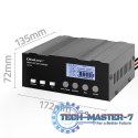 Inteligentna mikroprocesorowa ładowarka 12V | 12.6V | 24V |Prostownik z funkcją naprawy do akumulatora AGM GEL LiFePO4 | LCD
