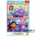 Puzzle 2x24 elementy Gabby zabawy z Gabi