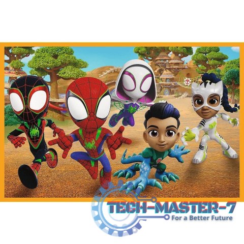 Puzzle 2x24 elementy Spidey i dinozaury Puzzle 2x24 elementy Spidey i dinozaury