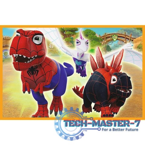 Puzzle 2x24 elementy Spidey i dinozaury Puzzle 2x24 elementy Spidey i dinozaury