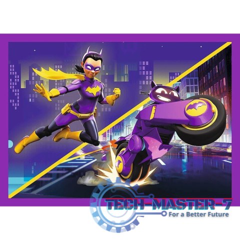 Puzzle 4w1 Batwheels, Poznaj Batwheels Puzzle 4w1 Batwheels, Poznaj Batwheels