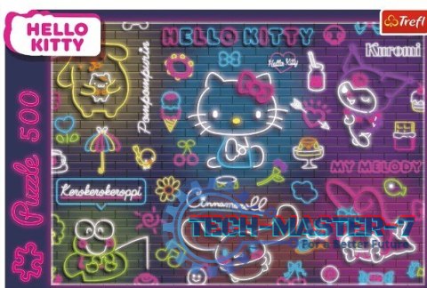 Puzzle 500 elementów Hello Kitty Neon Puzzle 500 elementów Hello Kitty Neon