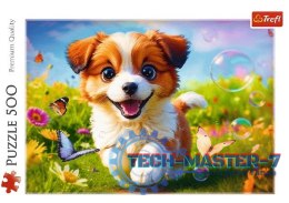 Puzzle 500 elementów Wesoły piesek