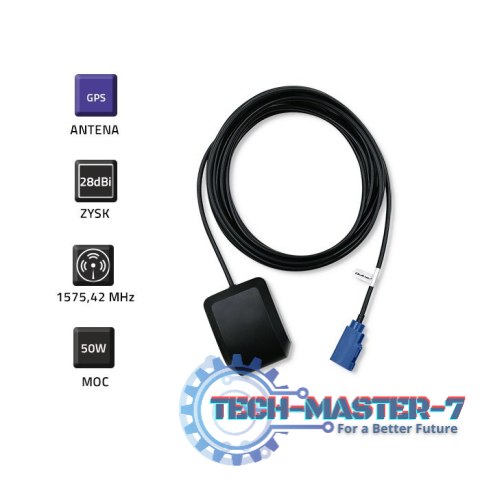 Antena GPS | 28dBi | Zewnętrzna Antena GPS | 28dBi | Zewnętrzna