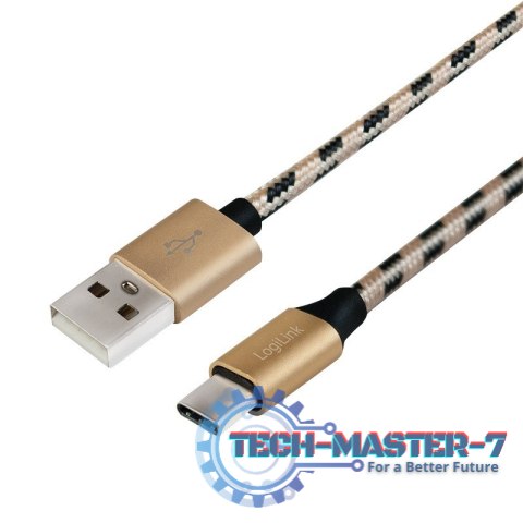 Kabel USB 2.0 A męski do USB-C męski, dł. 2m Kabel USB 2.0 A męski do USB-C męski, dł. 2m