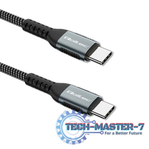 Kabel USB 2.0 typ C | USB 2.0 typ C 100W | QC 3.0 | PD | 1m | Czarny Kabel USB 2.0 typ C | USB 2.0 typ C 100W | QC 3.0 | PD | 1m | Czarny