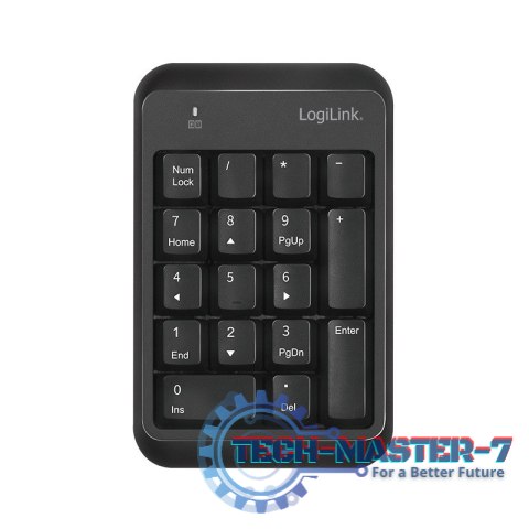 Klawiatra numeryczna Bluetooth v5.1 czarna Klawiatra numeryczna Bluetooth v5.1 czarna