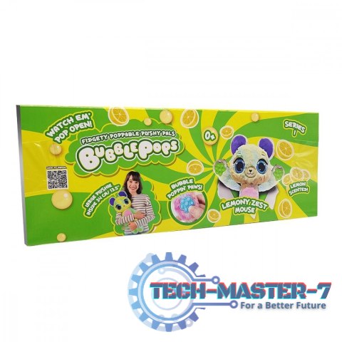 Maskotka Bubble Pops Pachnące maskotki - Myszka z cytrynową skórką Maskotka Bubble Pops Pachnące maskotki - Myszka z cytrynową skórką