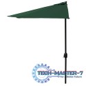 Parasol ogrodowy pół-parasol ścienny na taras 2,7 m zielony MultiGarden MultiGarden