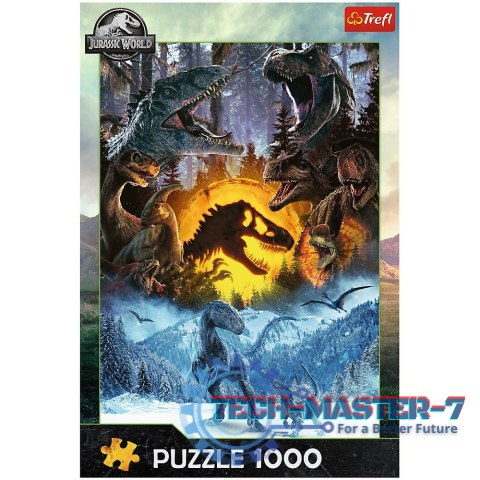 Puzzle 1000 elementów W świecie Parku Jurajskiego dinozaury Puzzle 1000 elementów W świecie Parku Jurajskiego dinozaury
