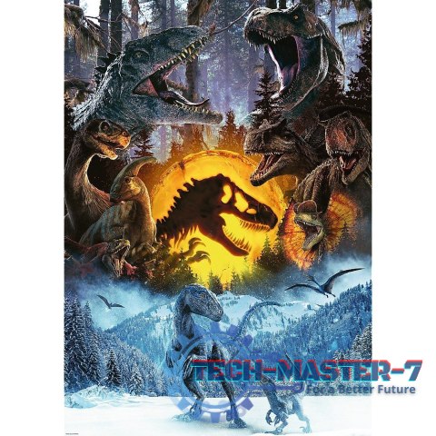 Puzzle 1000 elementów W świecie Parku Jurajskiego dinozaury Puzzle 1000 elementów W świecie Parku Jurajskiego dinozaury