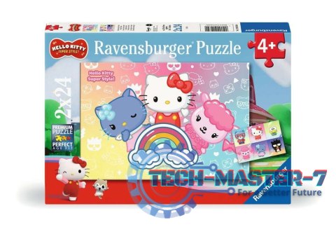 Puzzle 2x24 elementy Hello Kitty Puzzle 2x24 elementy Hello Kitty