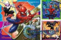 Puzzle 3x49 elementów Spiderman