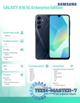 Smartfon GALAXY A16 5G 4/128 GB Czarny Enterprise Edition