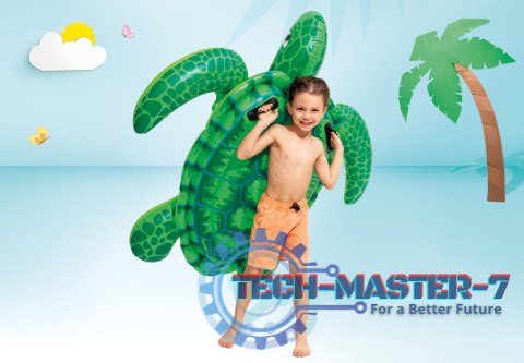 Dmuchany materac żółw dla dzieci do pływania INTEX 57524 INTEX Dmuchany materac żółw dla dzieci do pływania INTEX 57524 INTEX