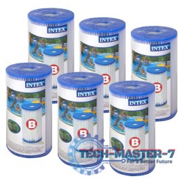 Filtr filtry 6 sztuk typ B do pompy Intex 29005 INTEX