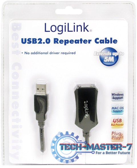 Kabel USB LOGILINK USB 2.0 typ A (gniazdo) 5 Kabel USB LOGILINK USB 2.0 typ A (gniazdo) 5