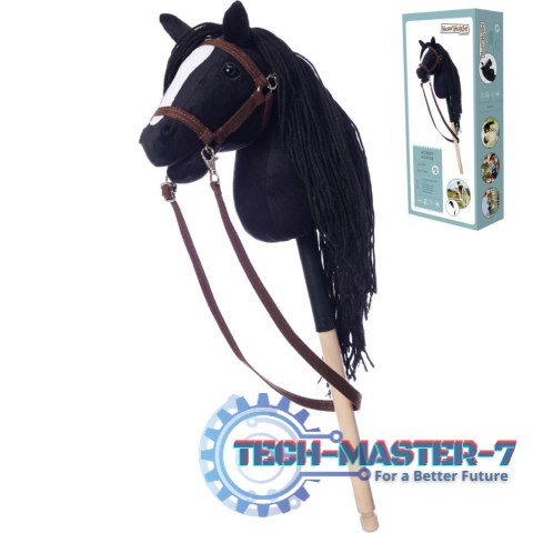 Koń na kiju Hobby Horse HOPPIHORSE A4 czarny Koń na kiju Hobby Horse HOPPIHORSE A4 czarny