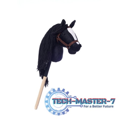 Koń na kiju Hobby Horse HOPPIHORSE A4 czarny Koń na kiju Hobby Horse HOPPIHORSE A4 czarny