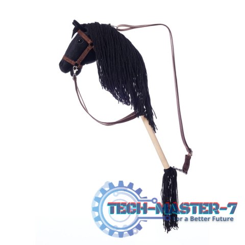 Koń na kiju Hobby Horse HOPPIHORSE A4 czarny Koń na kiju Hobby Horse HOPPIHORSE A4 czarny