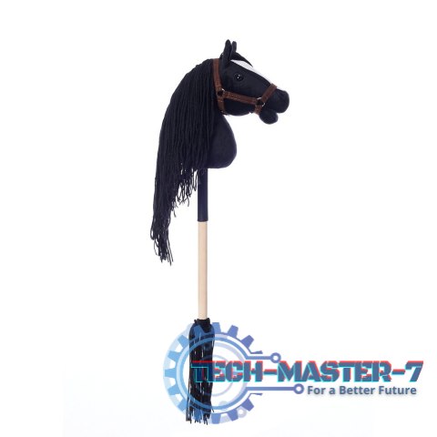 Koń na kiju Hobby Horse HOPPIHORSE A4 czarny Koń na kiju Hobby Horse HOPPIHORSE A4 czarny