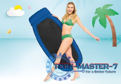 Materac plażowy z siateczką do pływania chłodzący niebieski 58836 INTEX INTEX Materac plażowy z siateczką do pływania chłodzący niebieski 58836 INTEX INTEX