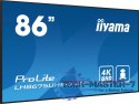 Monitor 85.6 calowy LH8675UHS-B1A, 24/7,IPS,ANDROID.11,4K,500cd/m2,WiFi,3xHDMI,DP,Daisy/Chain,2xUSB,2x10W,RJ45,iiSignage2,FailOv