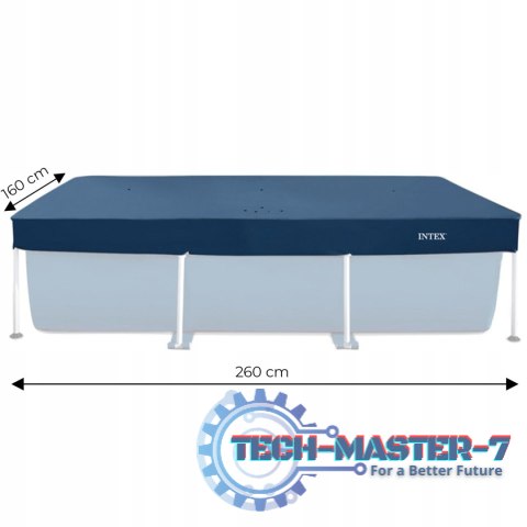 Pokrywa plandeka mata do basenu stelażowego 270x163 cm Intex 28036 INTEX Pokrywa plandeka mata do basenu stelażowego 270x163 cm Intex 28036 INTEX