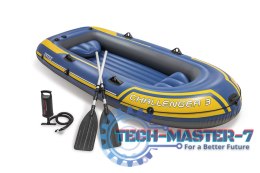Ponton challenger 3 Intex 68370 pompka + 2 wiosła INTEX