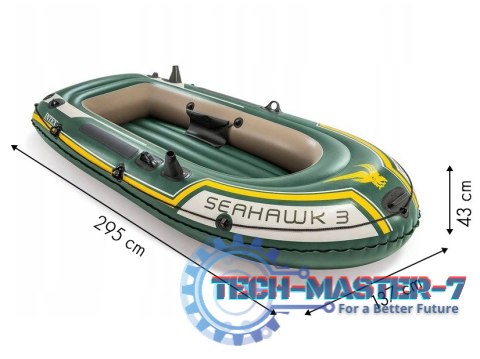 Ponton seahawk 3 os pompka + 2wiosła Intex 68380 INTEX Ponton seahawk 3 os pompka + 2wiosła Intex 68380 INTEX