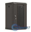 Szafa instalacyjna rack wisząca 10 cali 9U 300x300 czarna