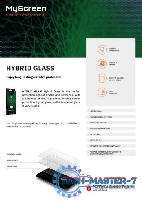 Szkło hybrydowe HybridGlass iPhone 14 Plus 6,7 cala Szkło hybrydowe HybridGlass iPhone 14 Plus 6,7 cala