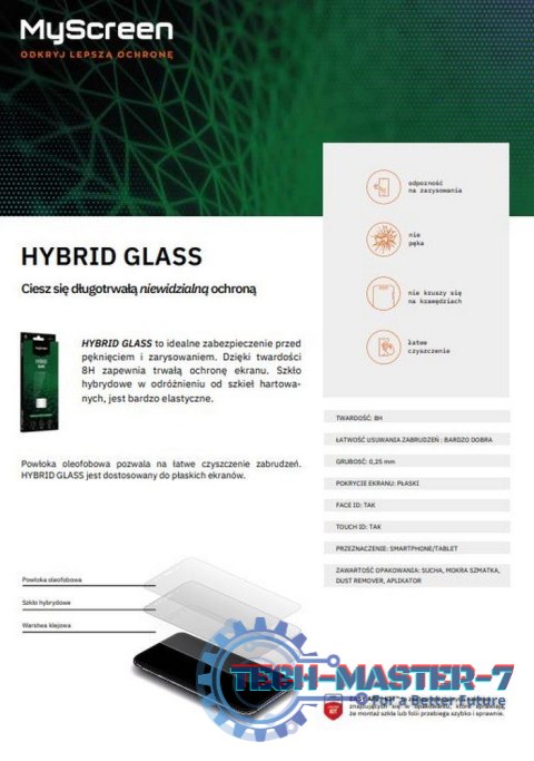 Szkło hybrydowe HybridGlass iPhone 14 Plus 6,7 cala Szkło hybrydowe HybridGlass iPhone 14 Plus 6,7 cala