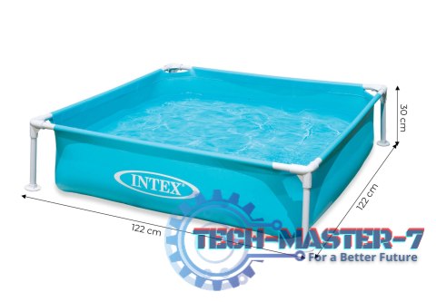 Basen stelażowy kwadratowy brodzik dla dzieci 122x122x30 cm INTEX 57173 INTEX Basen stelażowy kwadratowy brodzik dla dzieci 122x122x30 cm INTEX 57173 INTEX